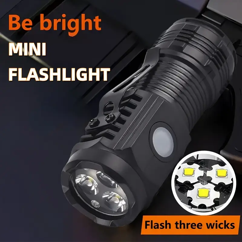Portable Rechargeable Mini LED Flashlight