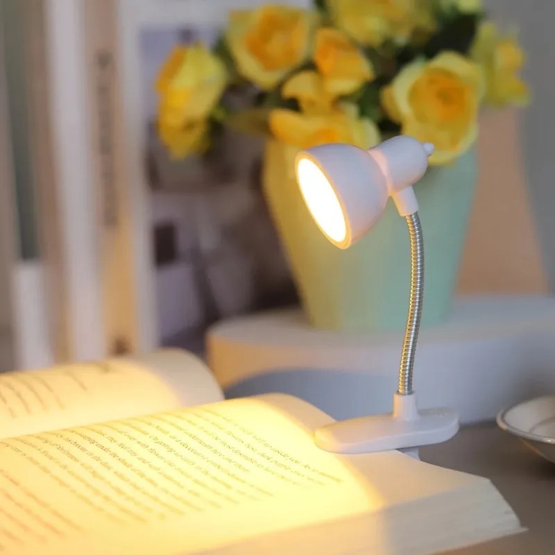 Portable LED Clip-On Mini Book Reading Light