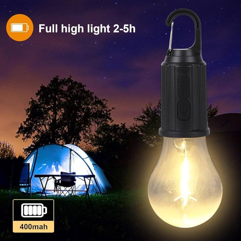 Portable Rechargeable LED Emergency Hanging Bulb Light