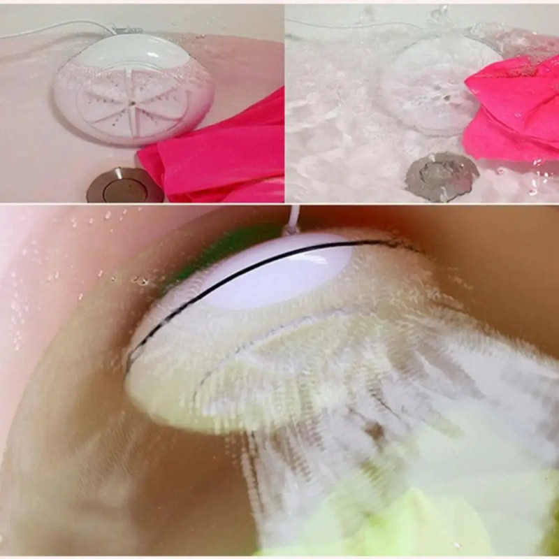 Portable Ultrasonic Turbine Mini Washing Machine