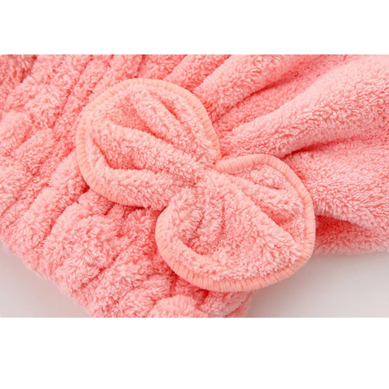 Quick-Drying Microfiber Bath Towel Cap
