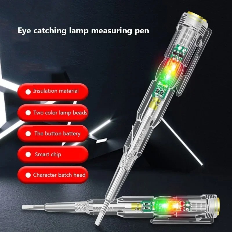Smart Digital Electric Voltage Tester Pen with LED Indicator