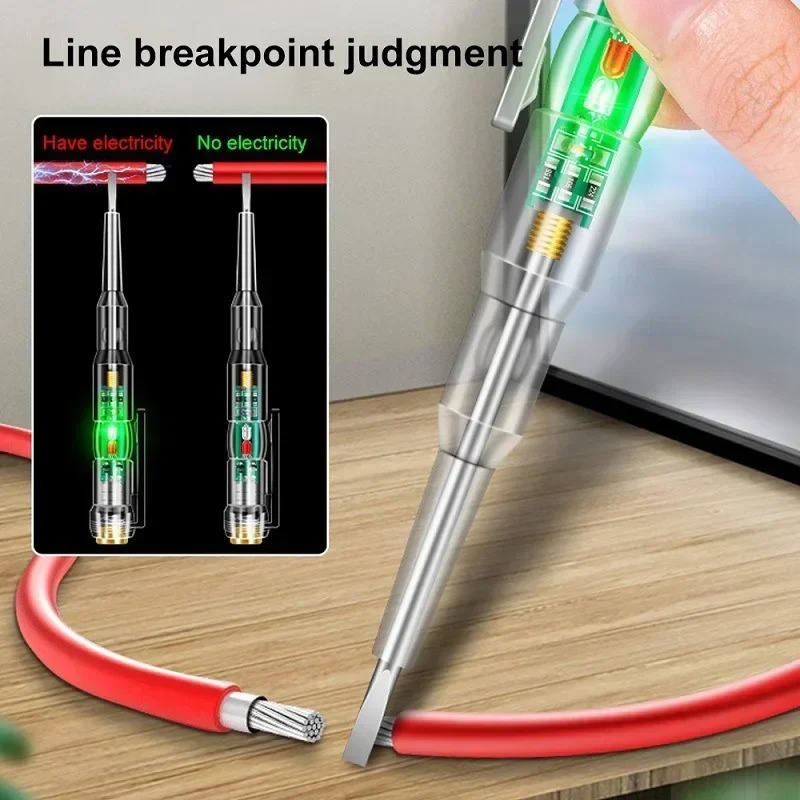 Smart Digital Electric Voltage Tester Pen with LED Indicator