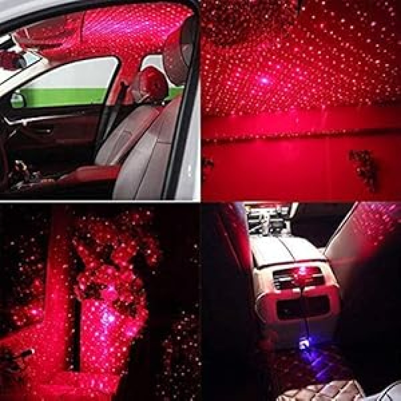 Automotive USB Roof Starry Sky LED Night Light Projector
