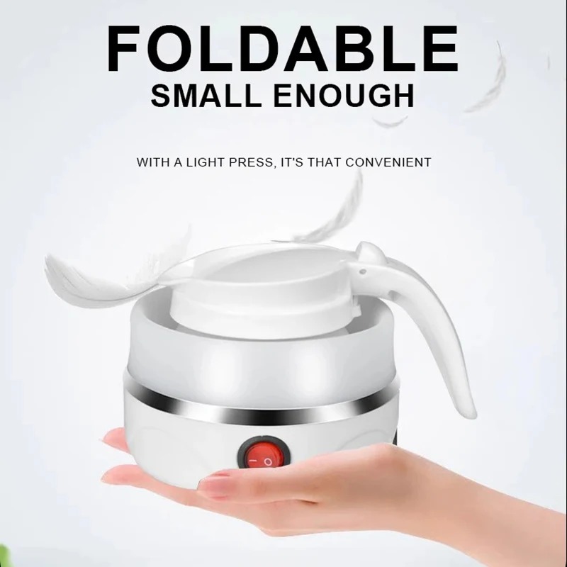 Portable 600ml Collapsible Electric Travel Kettle