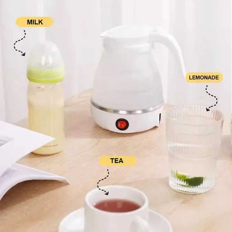 Portable 600ml Collapsible Electric Travel Kettle