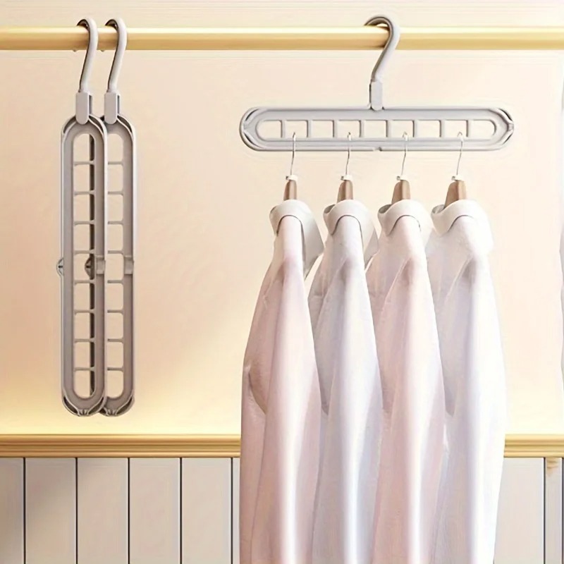 360° Rotatable 9-Hole Space-Saving Magic Clothes Hanger