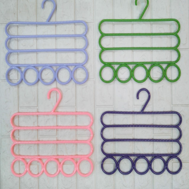 5-Layer Multifunctional Colorful Pants & Clothing Storage Hanger