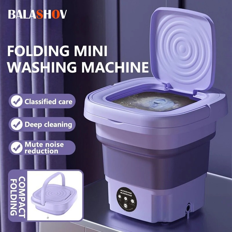 Compact Portable Mini Electric Washing Machine & Spin Dryer