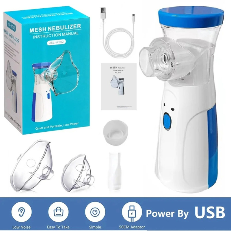 Portable Rechargeable Ultrasonic Mesh Nebulizer