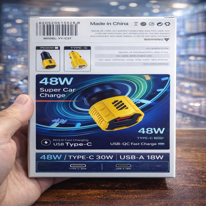 48W Dual Port Car Charger