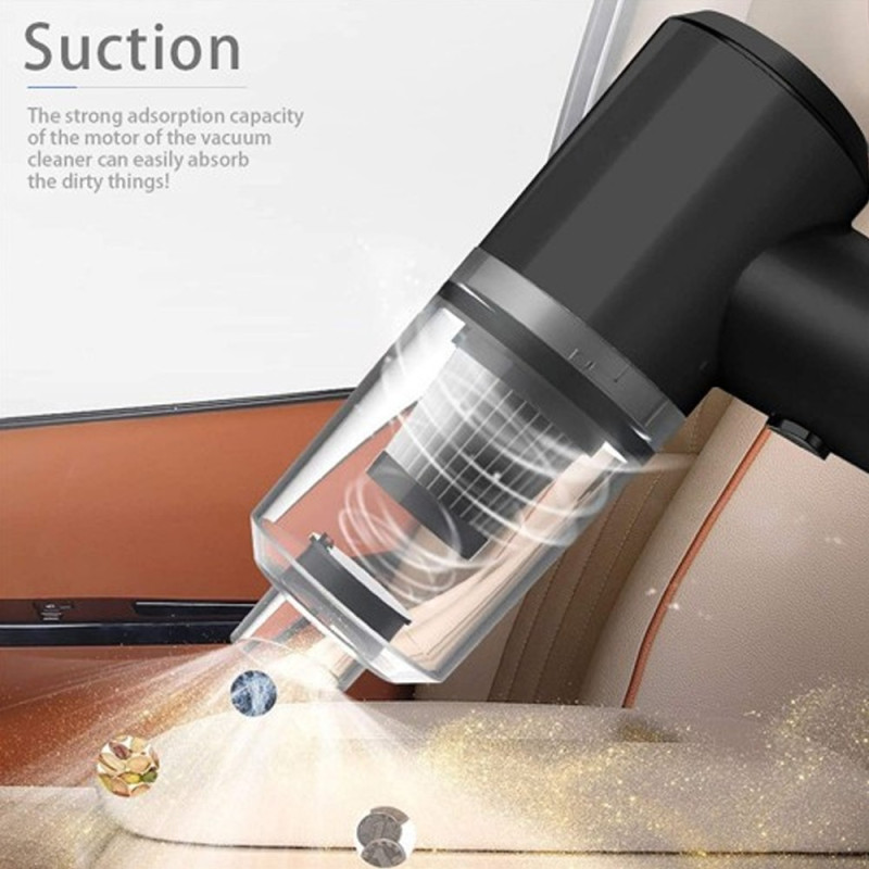 2-in-1 Cordless Handheld Car Vacuum Cleaner & Air Duster