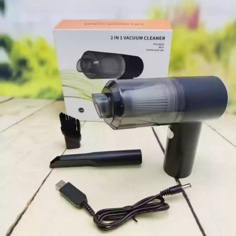 2-in-1 Cordless Handheld Car Vacuum Cleaner & Air Duster