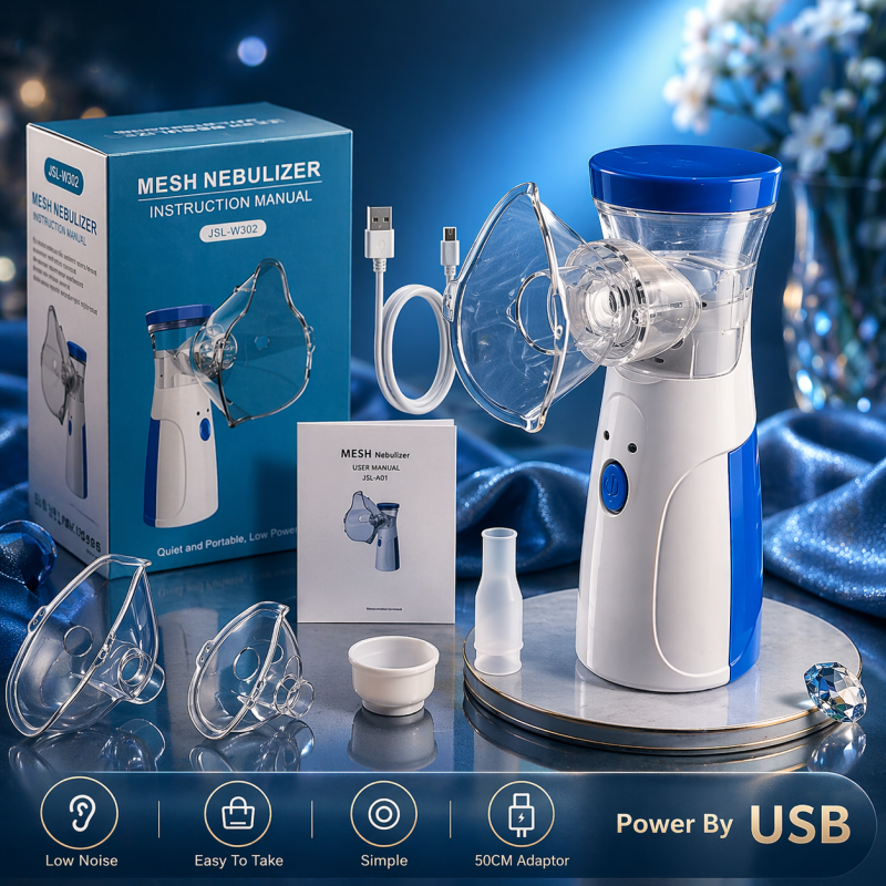 Portable Rechargeable Ultrasonic Mesh Nebulizer