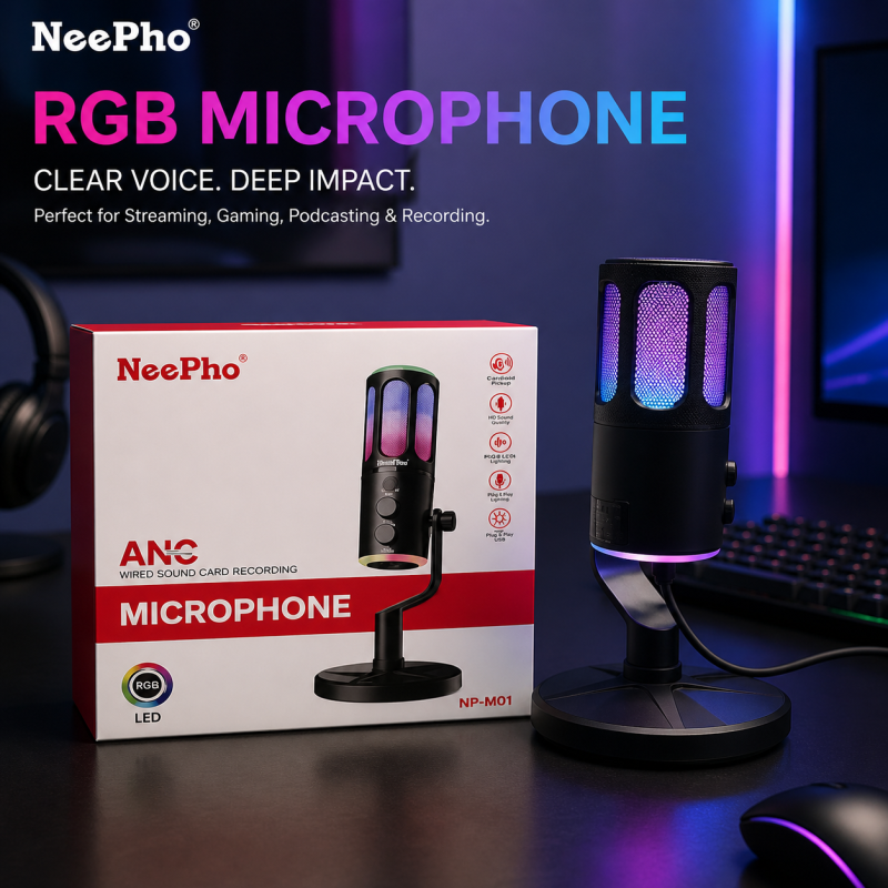 NeePho NP-M01 Podcast Condenser Microphone