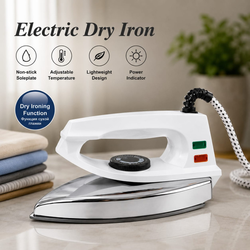 RAF Electric Deluxe Non-Stick Dry Iron