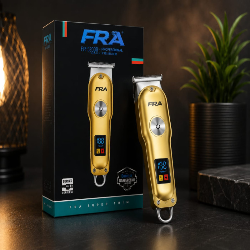 FRA Professional Cordless Hair Trimmer with Digital LED Display