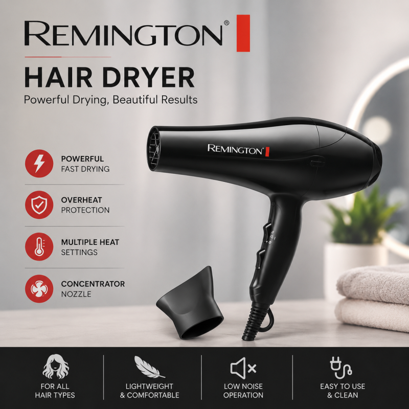 Remington Professional Hair Dryer - Model FR-5057
