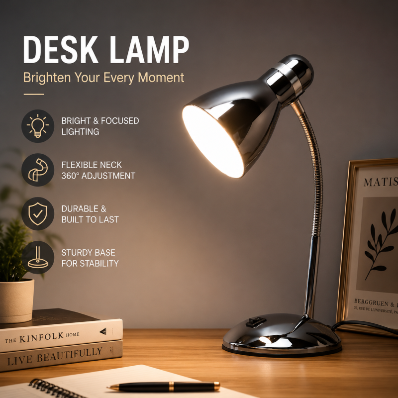Portable LED Clip-On Mini Book Reading Light