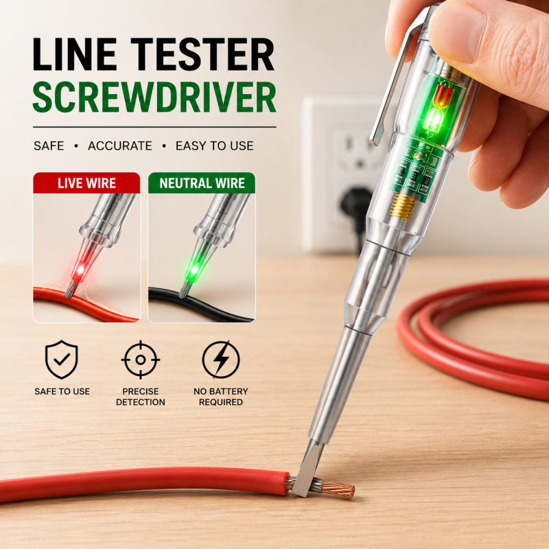 Smart Digital Electric Voltage Tester Pen with LED Indicator
