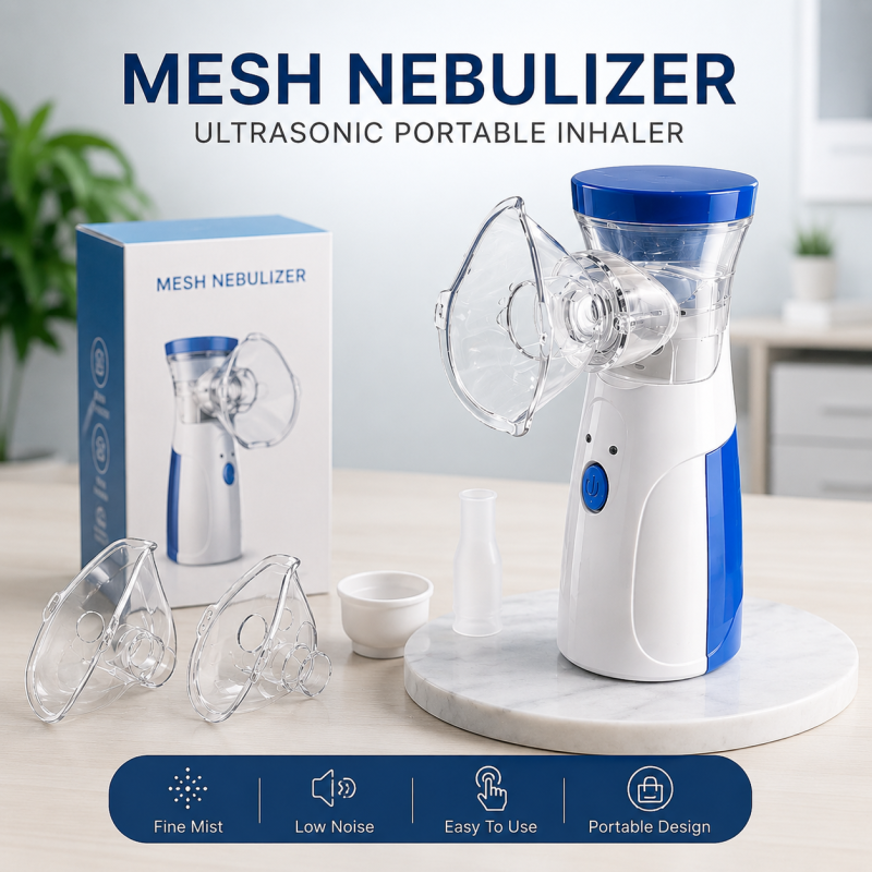 Portable Rechargeable Ultrasonic Mesh Nebulizer