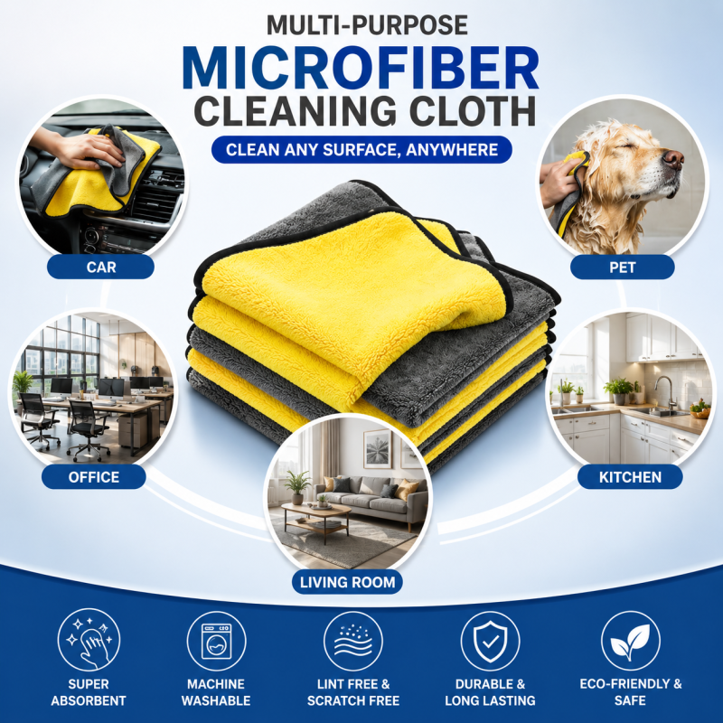 Multi-Purpose Microfiber Cleaning Cloth