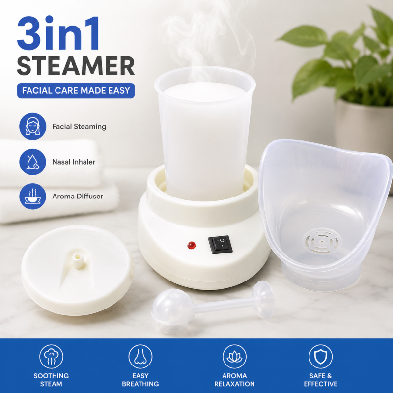 Shinon 3-in-1 Multifunctional Facial, Nasal, and Steam Inhaler