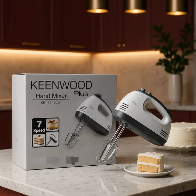 7-Speed Electric Kitchen Hand Mixer & Beater