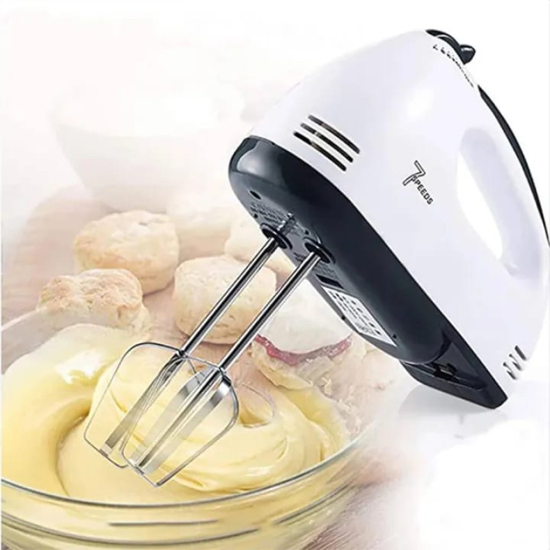 7-Speed Electric Kitchen Hand Mixer & Beater