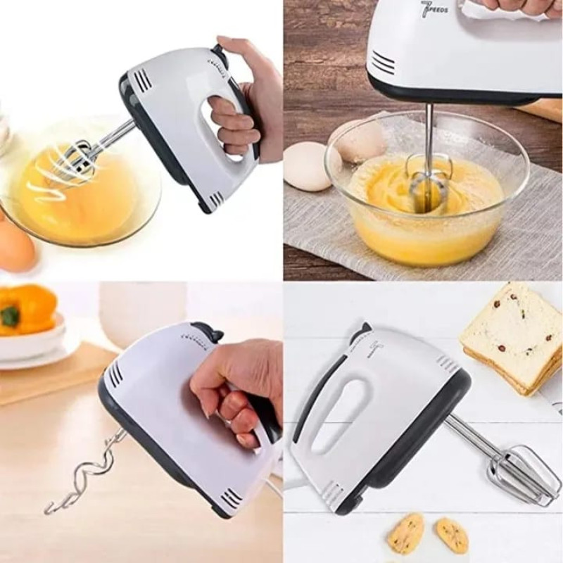 7-Speed Electric Kitchen Hand Mixer & Beater