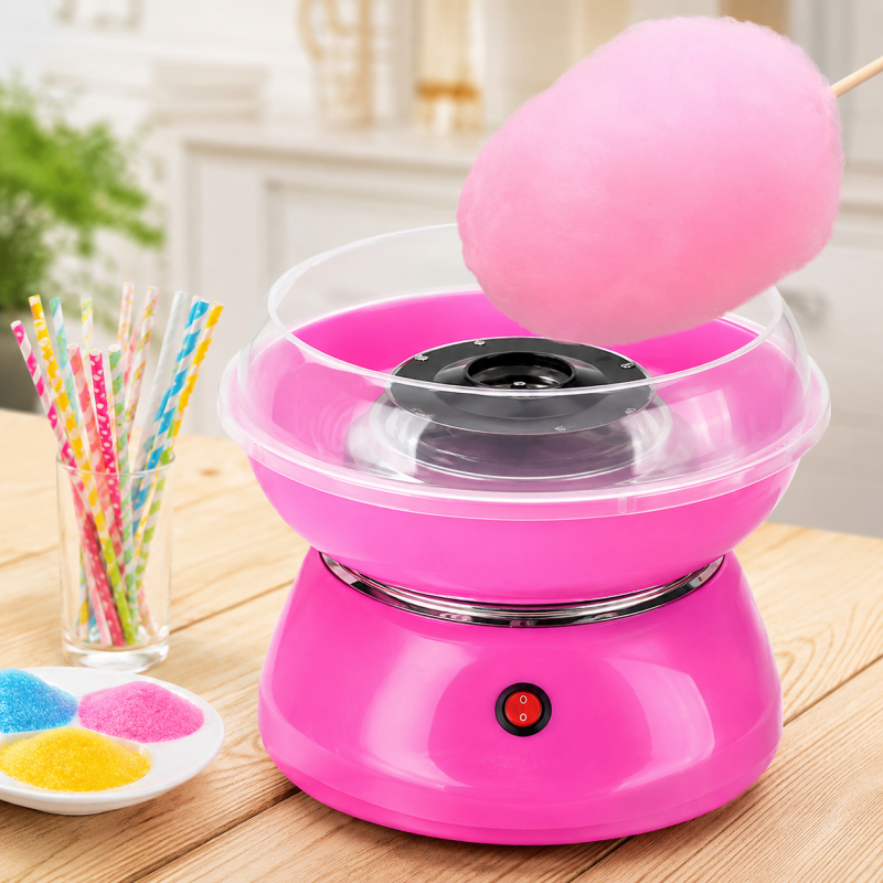 Portable Electric Tabletop Cotton Candy Maker & Floss Machine