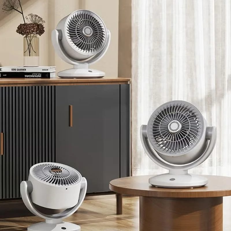 Strong 3-Speed USB Rechargeable Desktop Air Circulation Fan