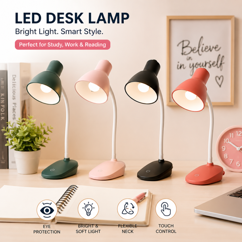 Portable LED Clip-On Mini Book Reading Light