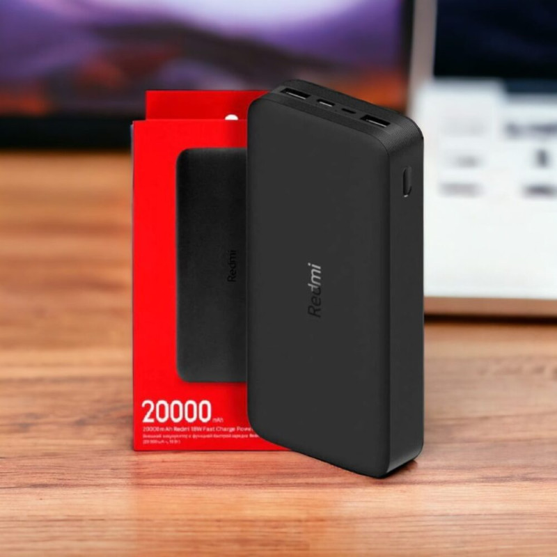 20000mAh Redmi 18W Two-Way Fast Charging Power Bank