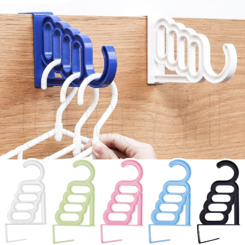 Over-the-Door Multi-Hole Clothing & Towel Hanging Organizer