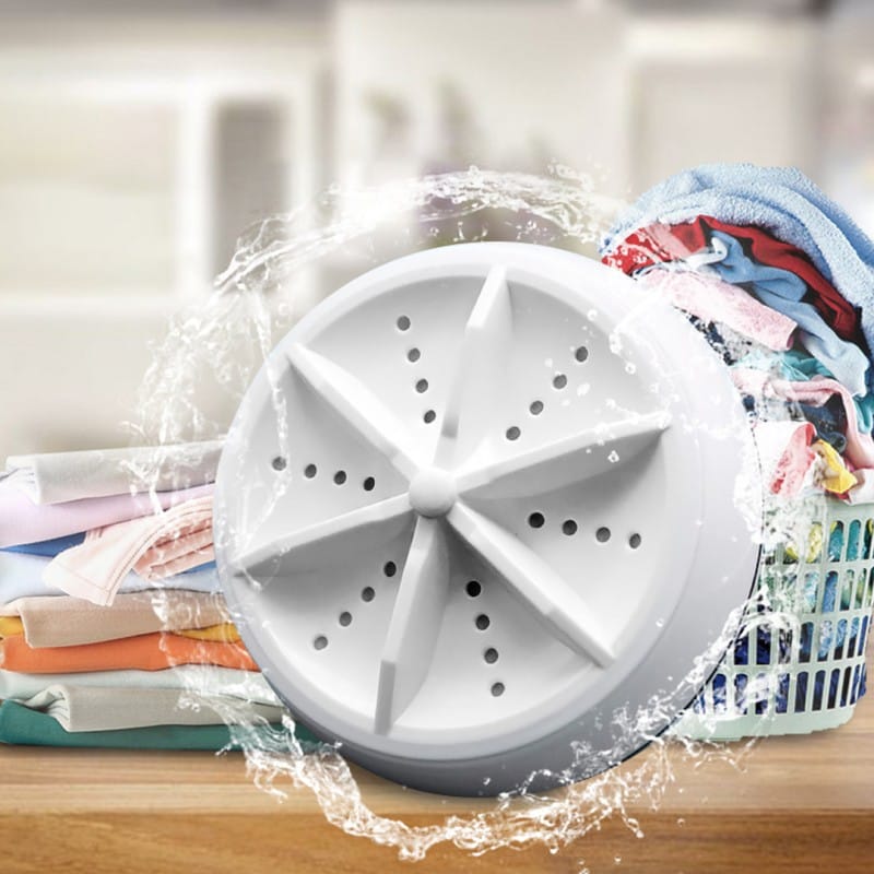 Portable Ultrasonic Turbine Mini Washing Machine