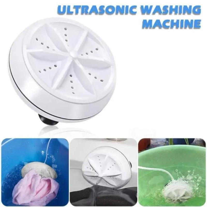 Portable Ultrasonic Turbine Mini Washing Machine