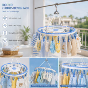 Baby Clothes Hanger 24-Clip