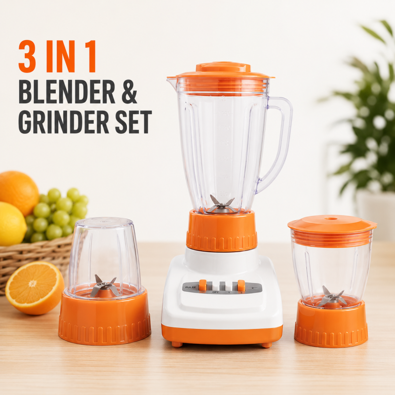 Kenwood Plus 3-in-1 Juicer, Blender & Chopper - Model KWR-3004