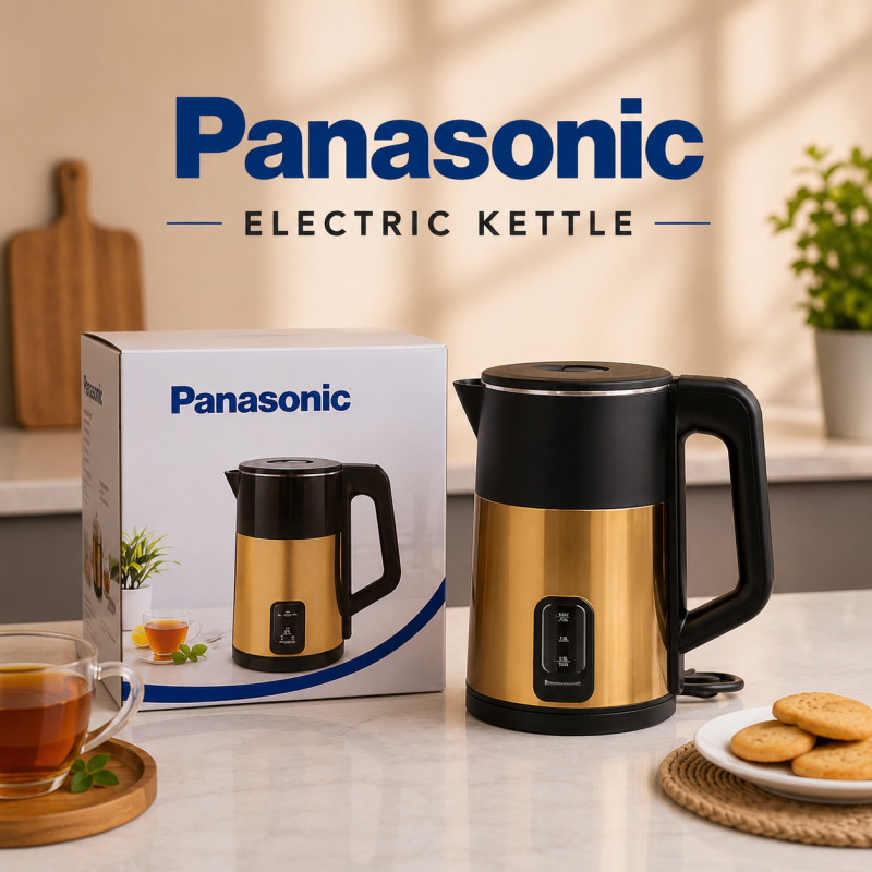 Panasonic 2.0L Stainless Steel Electric Kettle - Model P-175 (2200W)