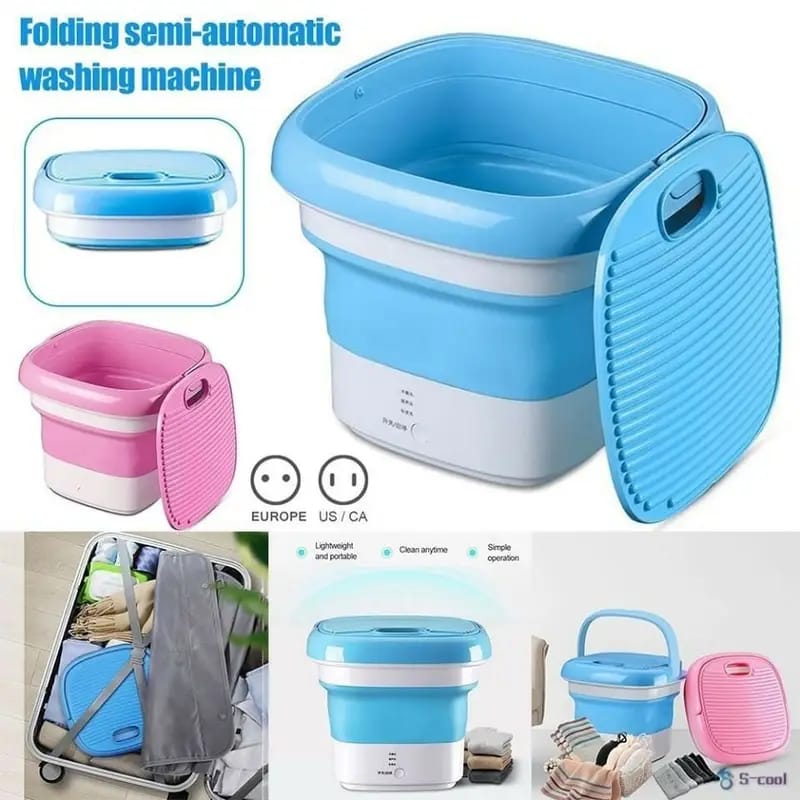 Compact Portable Mini Electric Washing Machine & Spin Dryer
