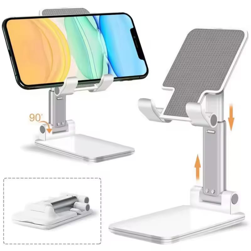 Portable Foldable & Retractable Desktop Live Streaming Phone & Tablet Holder