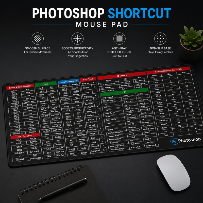 Shortcut Key Mouse Pad