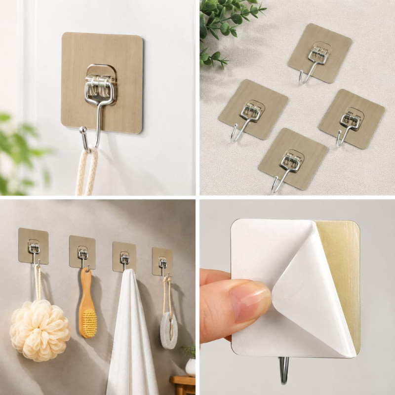Self-Adhesive Wall Hooks