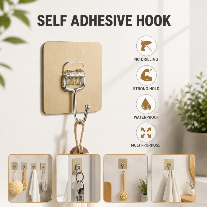 Self-Adhesive Wall Hooks