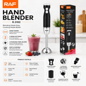 RAF R.3102 400W Professional Stainless Steel Hand Immersion Blender