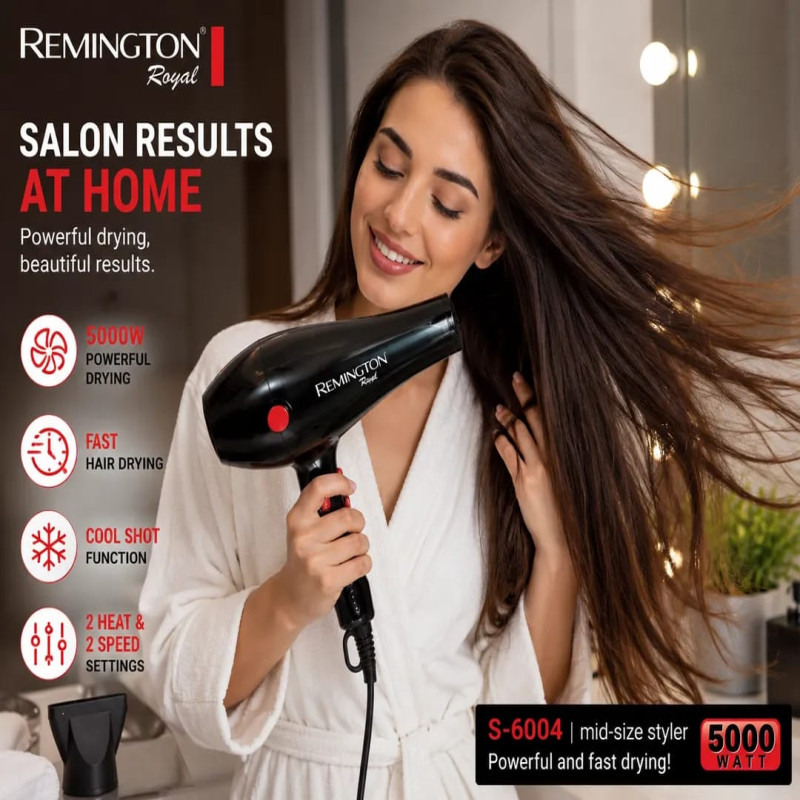 Remington S-6004 Professional Salon Hair Dryer (5000W)