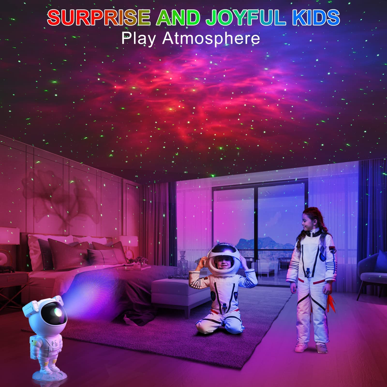 Astronaut Starry Sky LED Projector & Night Light