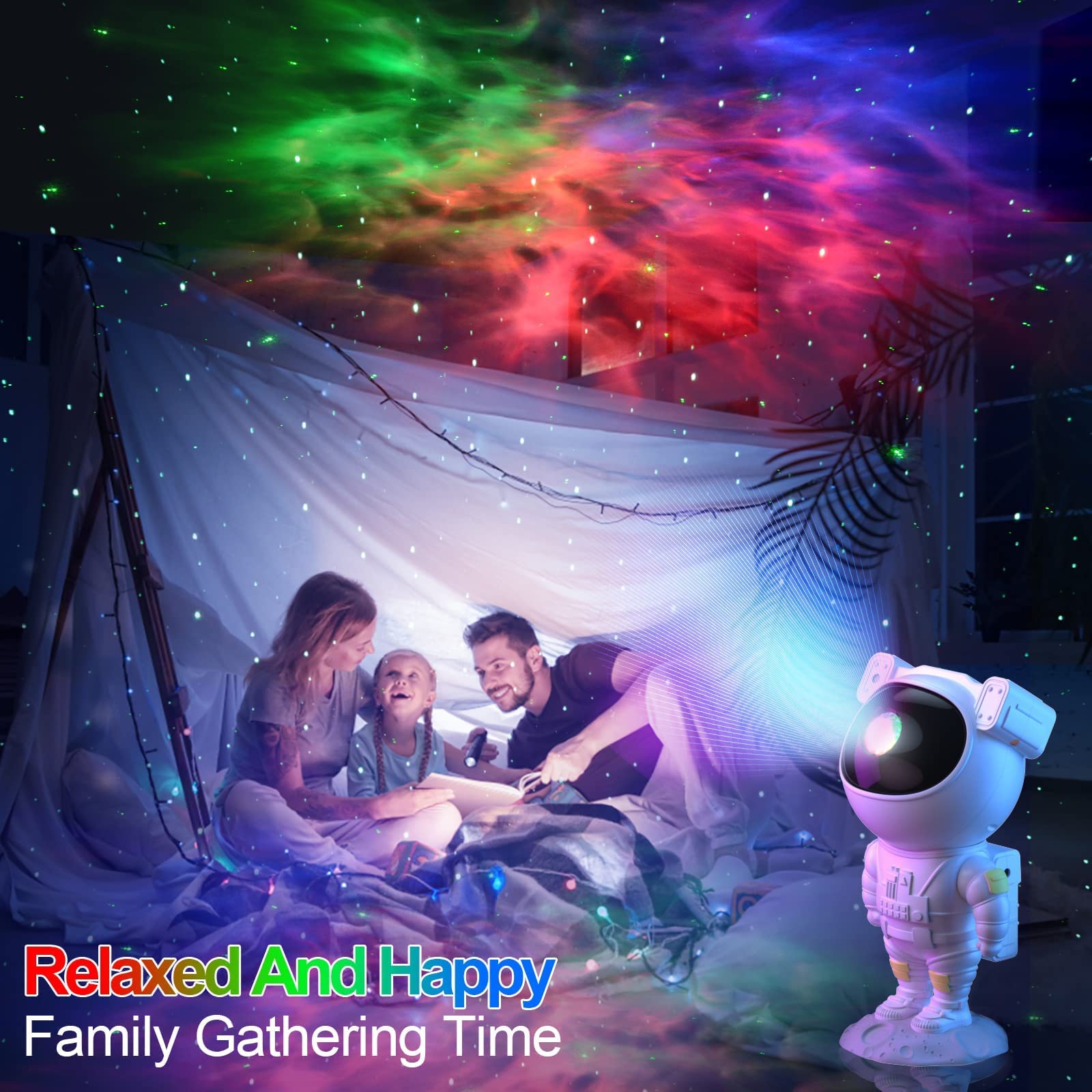 Astronaut Starry Sky LED Projector & Night Light