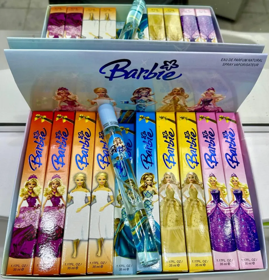 Barbie Playful Magic Pen Perfume - Travel-Friendly Eau de Parfum Set (Pack of 5)